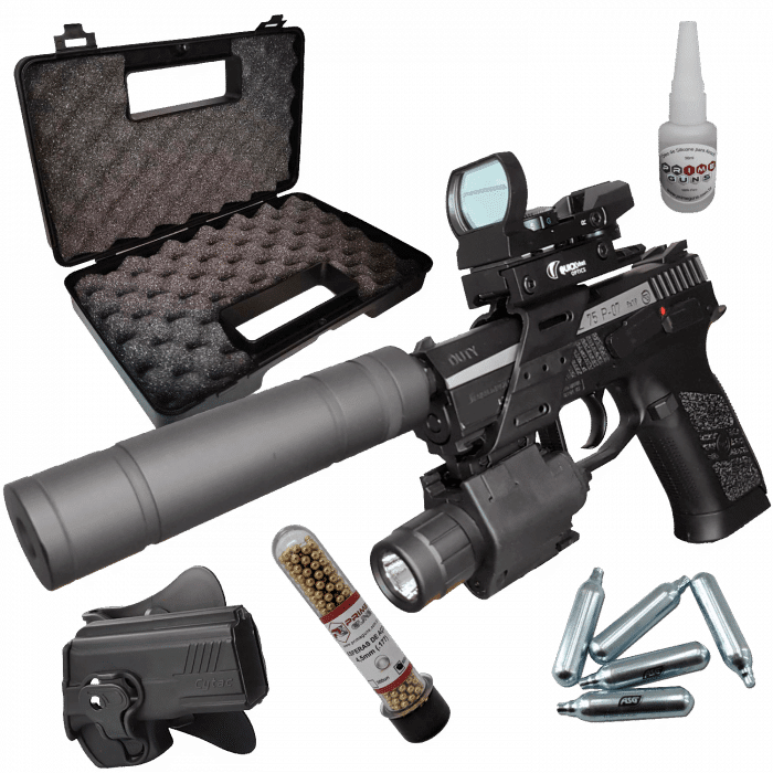 pistola-cz75-com-acessorios